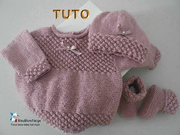 Fiche Tricot Bébé, Explications Tricot Layette Bb, Tuto