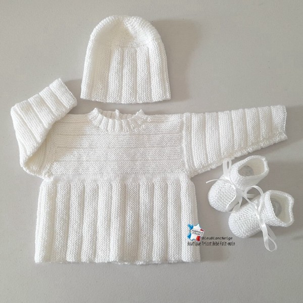 Tricot B B Layette Laine Bb Fait Main Boutique