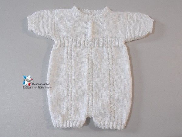 Tricot Bebe Modele Layette Bb Fait Main Laine