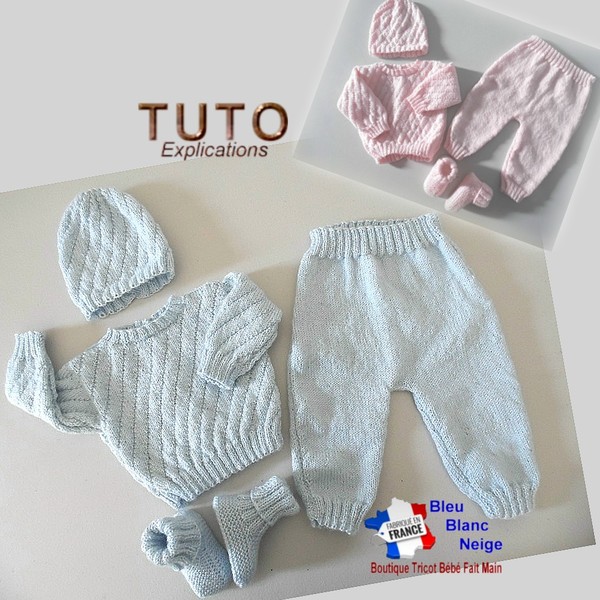 tuto tricot bébé patron à tricoter