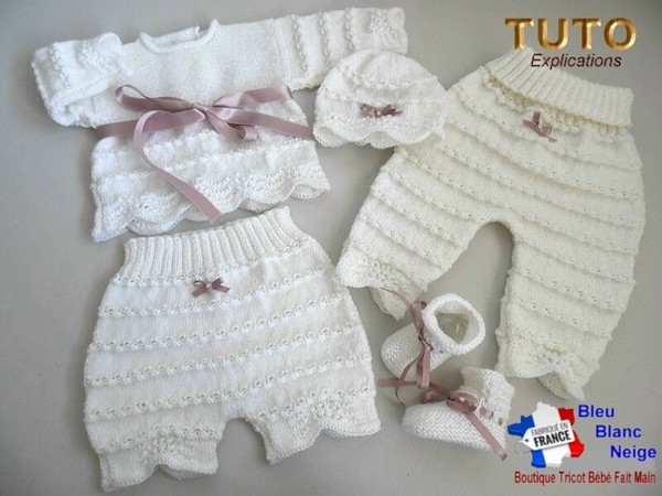 tuto patron tricot bebe à tricoter