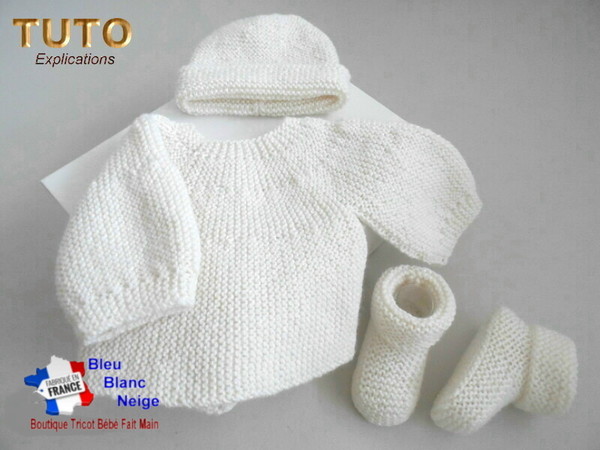 Patron de tricot modèles bébé à télécharger Fiche tuto bb