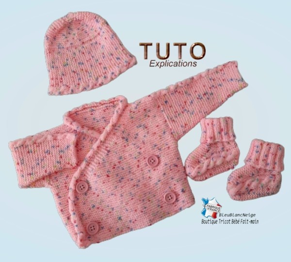 TUTO Tricot Bébé, Tutoriel, Patron Layette Bb à Tricoter Pdf - Centerblog