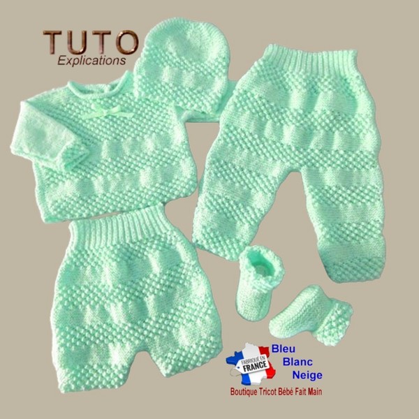 tuto tricot bébé patron à tricoter