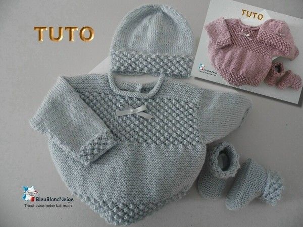 Fiche Tricot Bébé, Explications Tricot Layette Bb, Tuto