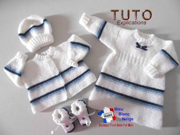 tuto tricot bébé patron à tricoter 