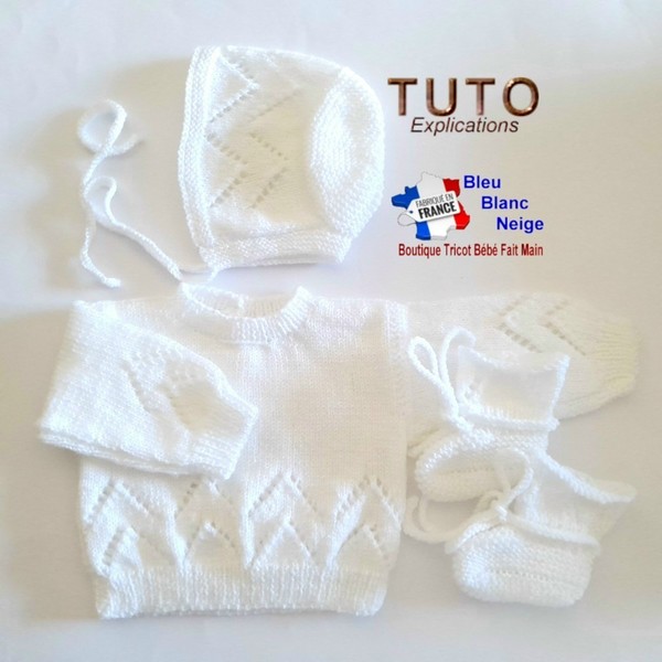 tuto tricot bébé patron à tricoter
