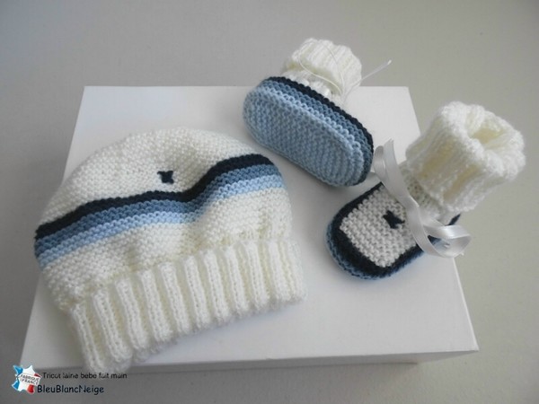 Tricot bébé, layette bb fait main, et tuto de mes créations