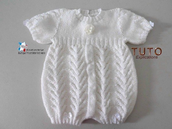 TUTO Tricot Bébé, Tutoriel, Patron Layette à Tricoter Pdf - Centerblog