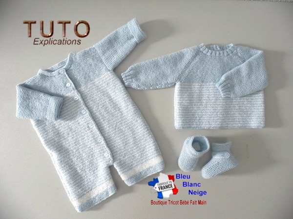 tuto tricot bébé patron à tricoter