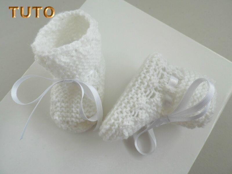 Explications Tricot B B Tuto Chaussons Origin Layette Bb