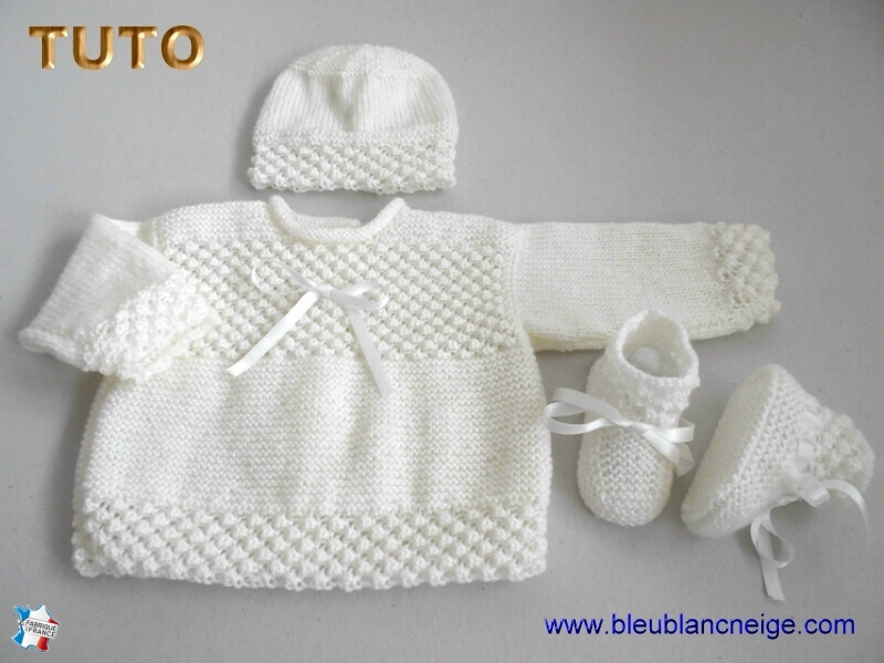 Tuto, Tricot Bb, Tricot Bebe, Layette, Modele, Bb