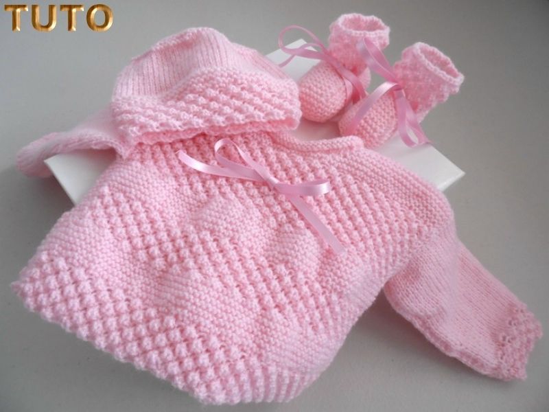 Tuto Trousseau Layette Tricot Main