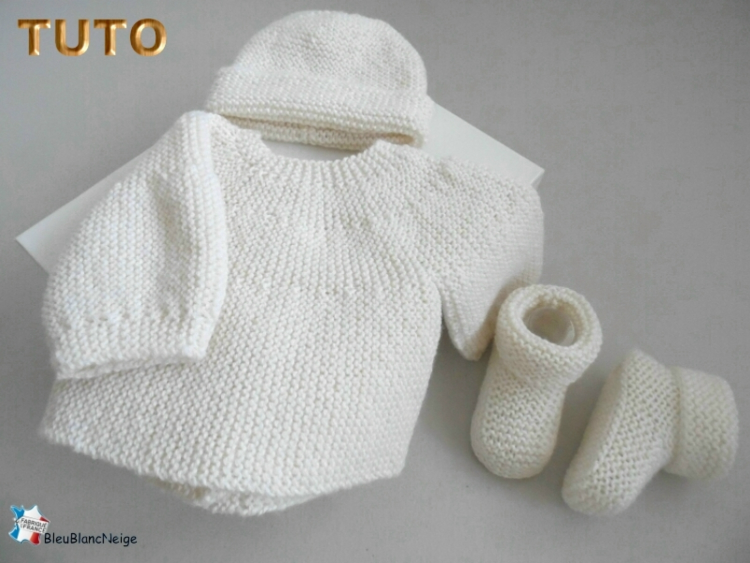 tuto modèles layettes bb laine fait main tricot bebe