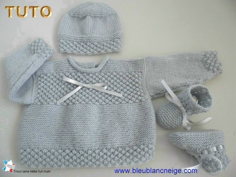 Tuto, Tricot Bb, Tricot Bebe, Layette, Modele, Bb