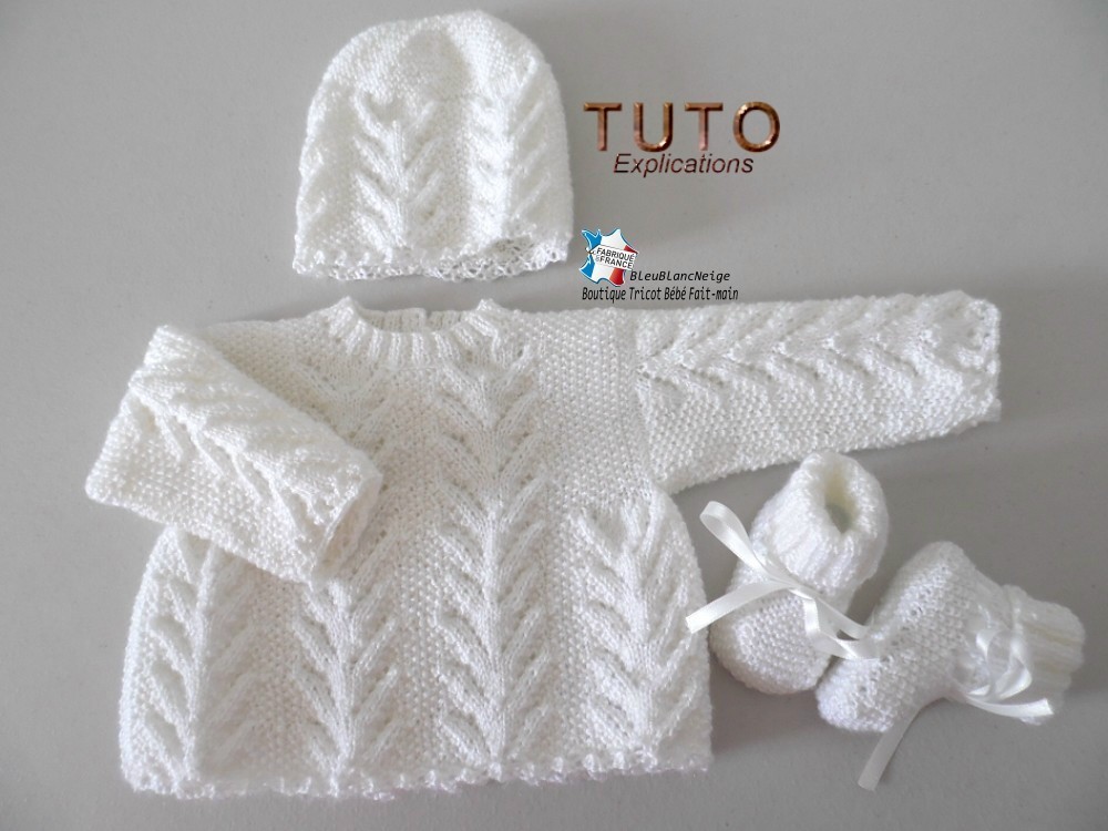 Fiche Tricot Bébé, Explications Tricot Layette Bb, Tuto