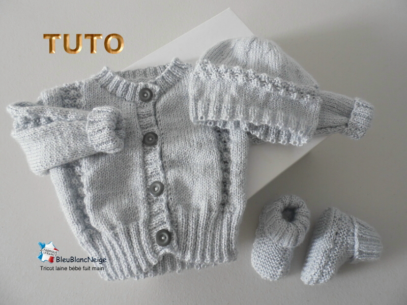 Fiche Tricot Bébé, Explications Tricot Layette Bb, Tuto