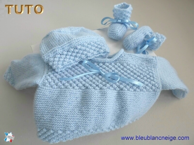 Tuto, Tricot Bb, Tricot Bebe, Layette, Modele, Bb